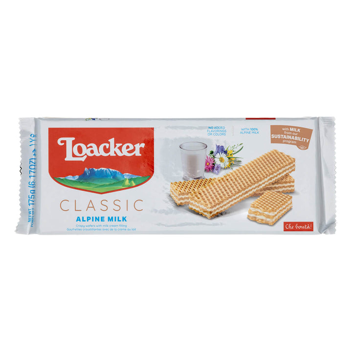 Classic Alpine Milk, Creme-Filled Wafer Cookies, 6.17 oz. Bag