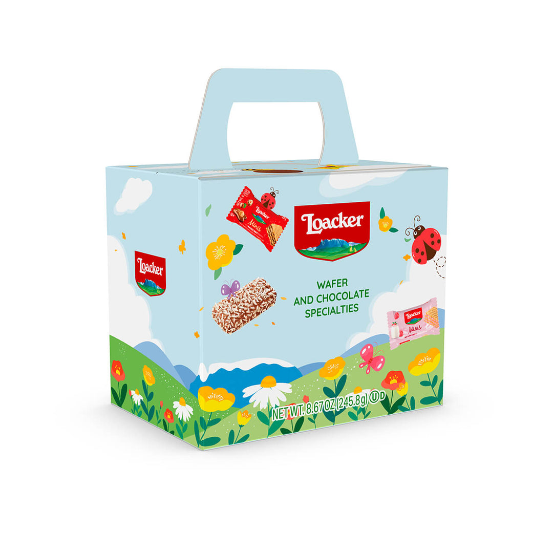 Loacker Spring Box, Premium Wafer & Chocolate Specialties, 8.67 oz. Box