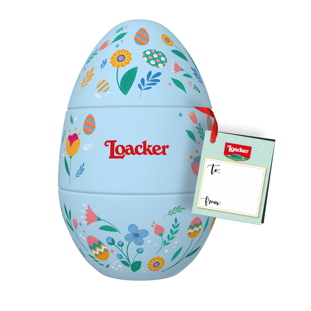 Loacker Easter Egg, Premium Wafer & Chocolate Specialties, 4.95 oz. Collector's Tin